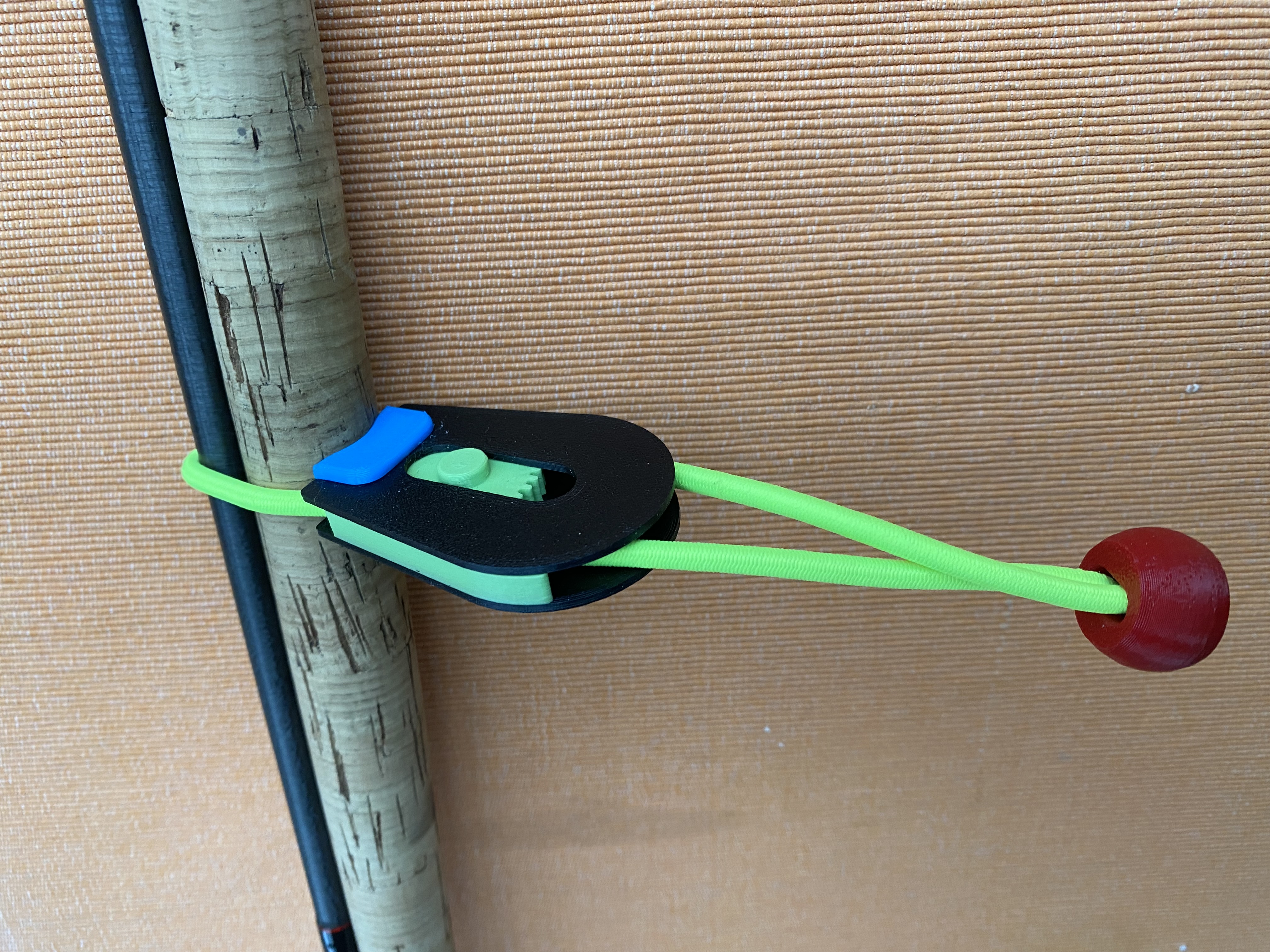 Fishing rod tensioner large
