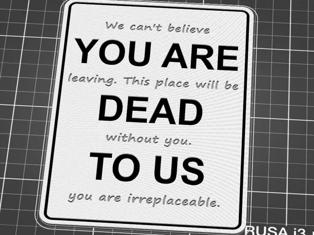 We can't believe you are leaving.