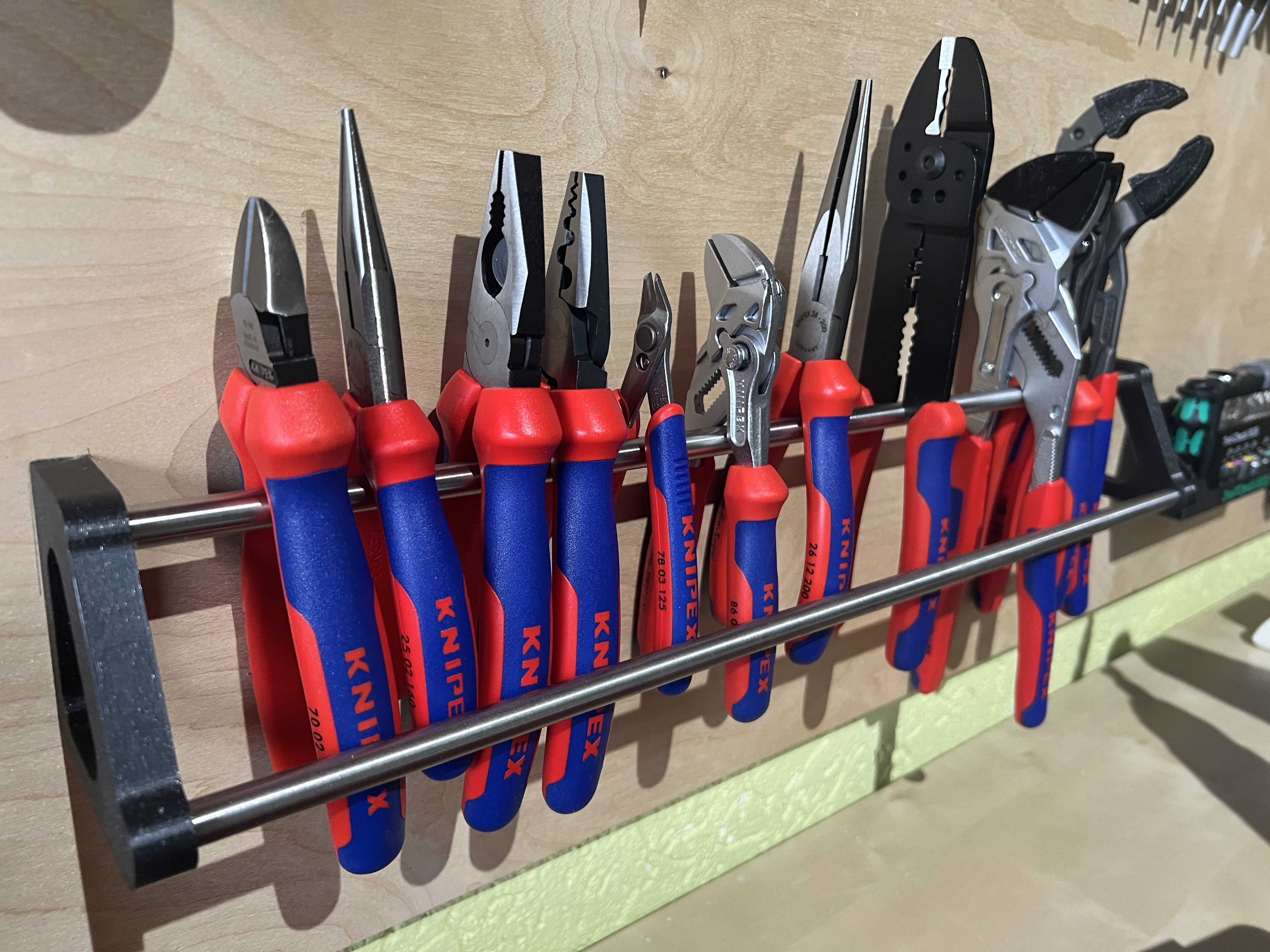 Wall Mounted Pliers Rack