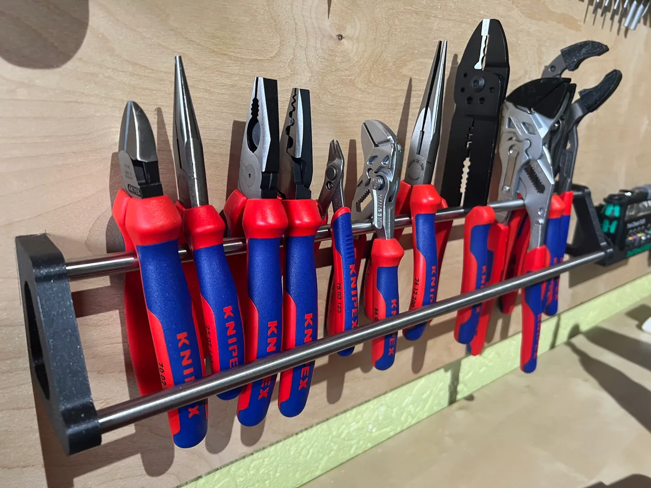 Wall Mounted Pliers Rack by w00h