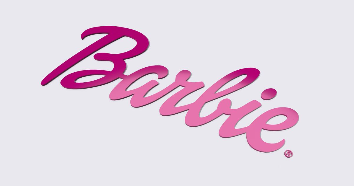 Amazon.com: Barbie - Barbie Logo Checkered Background Premium T-Shirt :  Clothing, Shoes & Jewelry