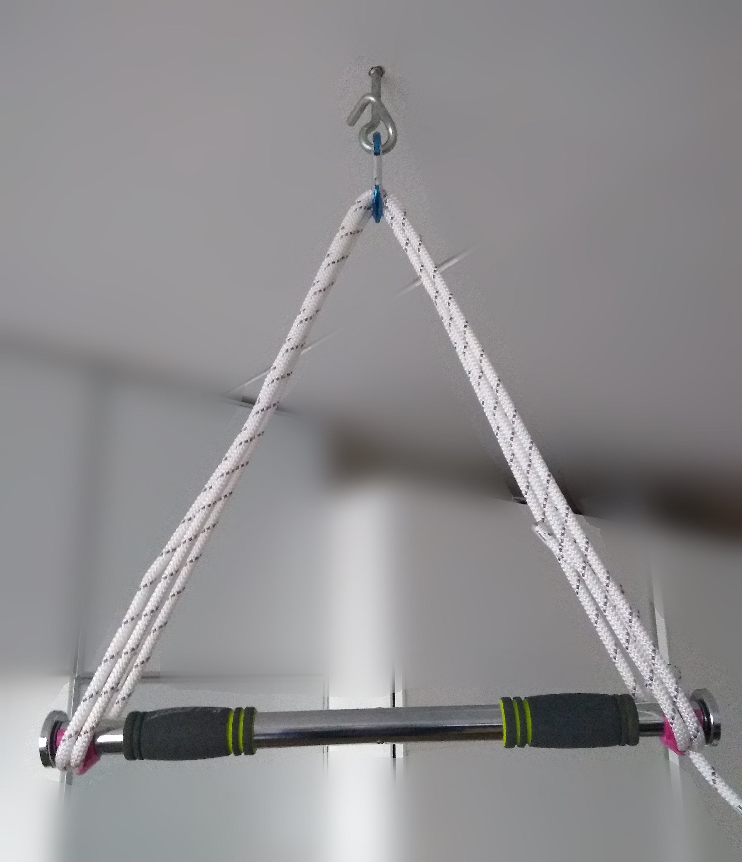 Miniatura 4 do modelo 3D Pull up bar to single hook adapter