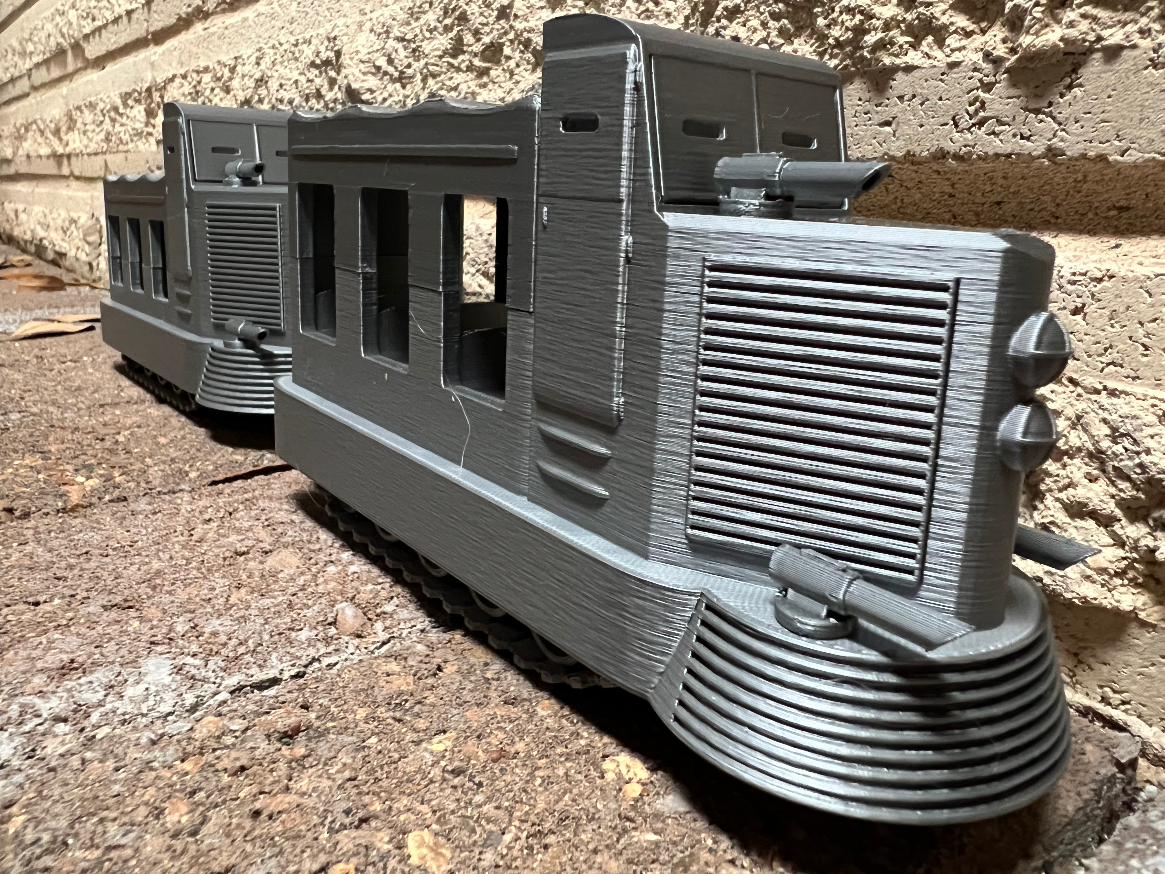 War Rail  V2 - Tunnel Fighting Armour!