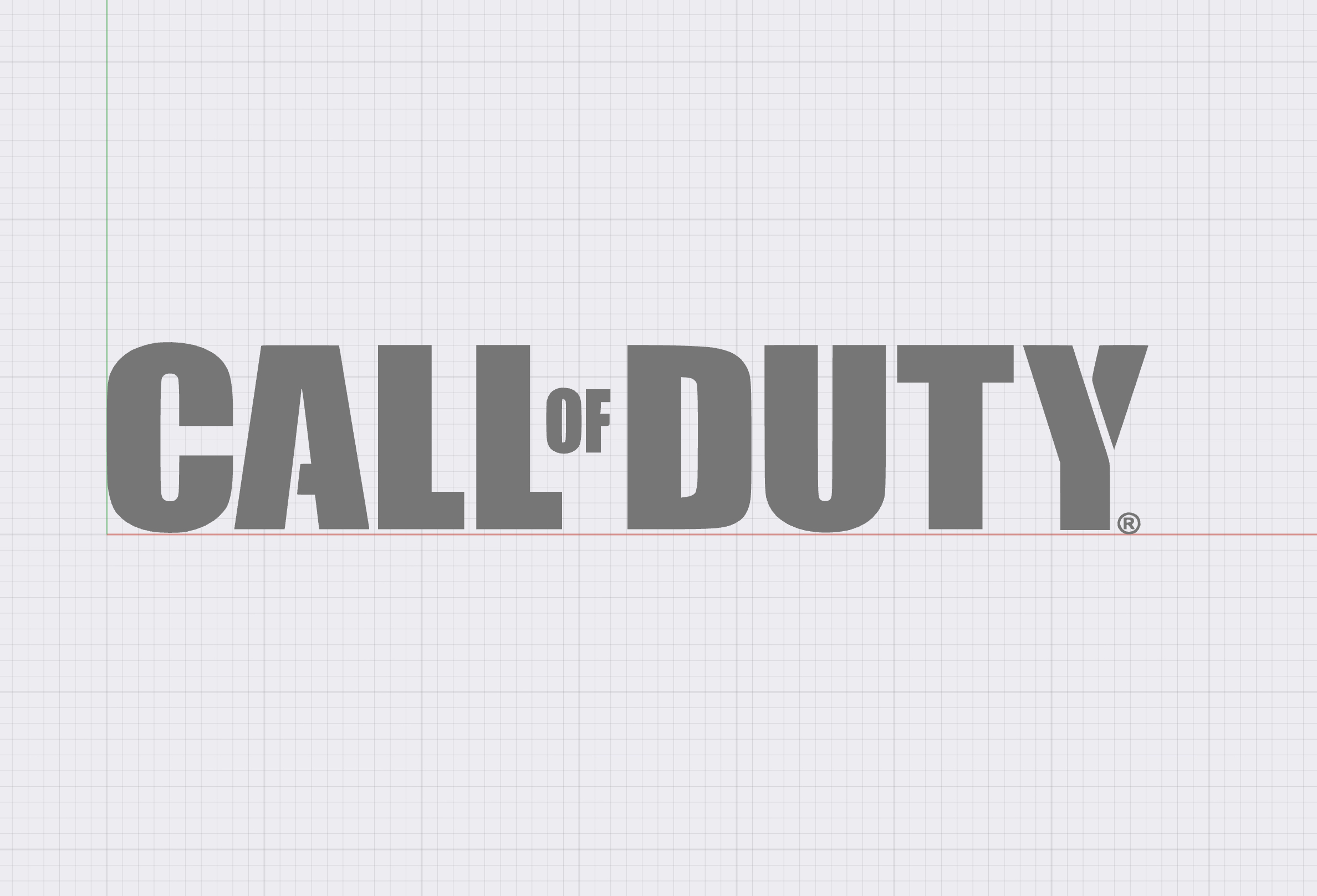 Call Of Duty Logo by ToxicMaxi | Download free STL model | Printables.com