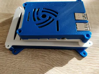 Free STL file Raspberry Pi 4 Flirc and SSD enclosure 🔧・3D print design to  download・Cults