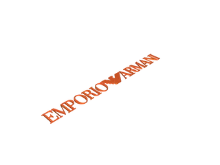 Emporio Armani Logo by ToxicMaxi | Download free STL model