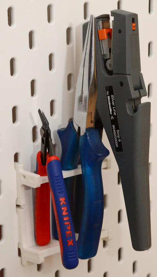 ikea skadis knipex mini pliers holder by ilovechaos, Download free STL  model