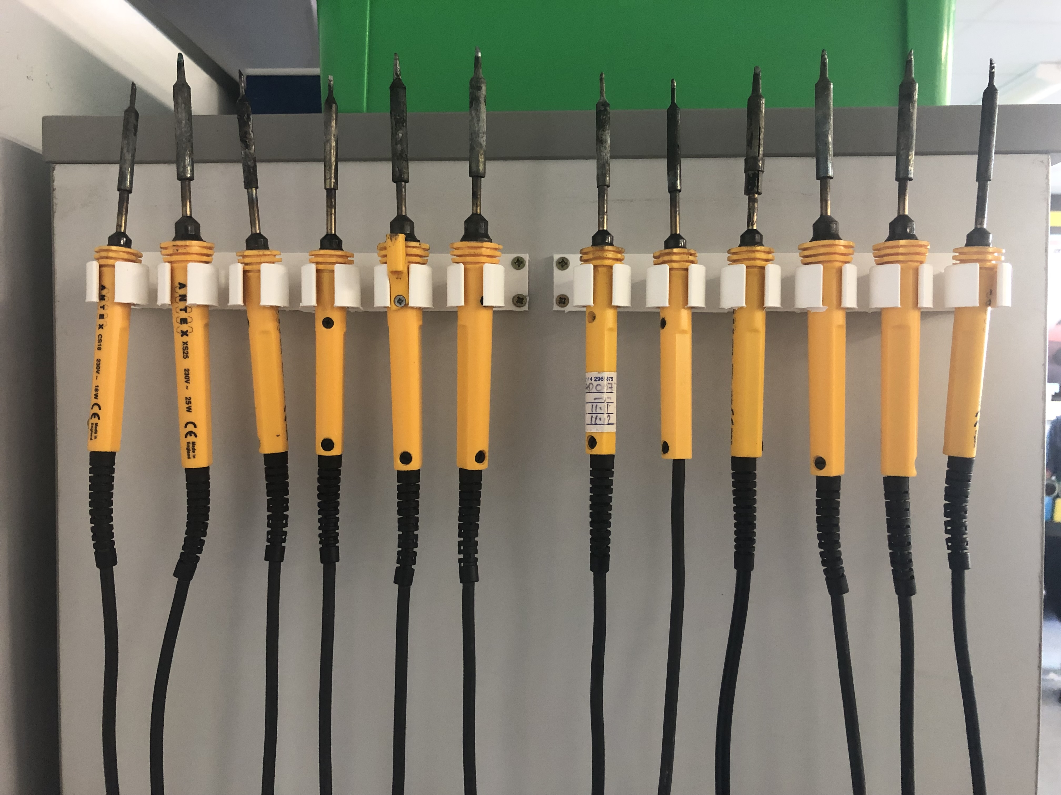 Soldering Iron Holder for 6 irons, perfect for schools and