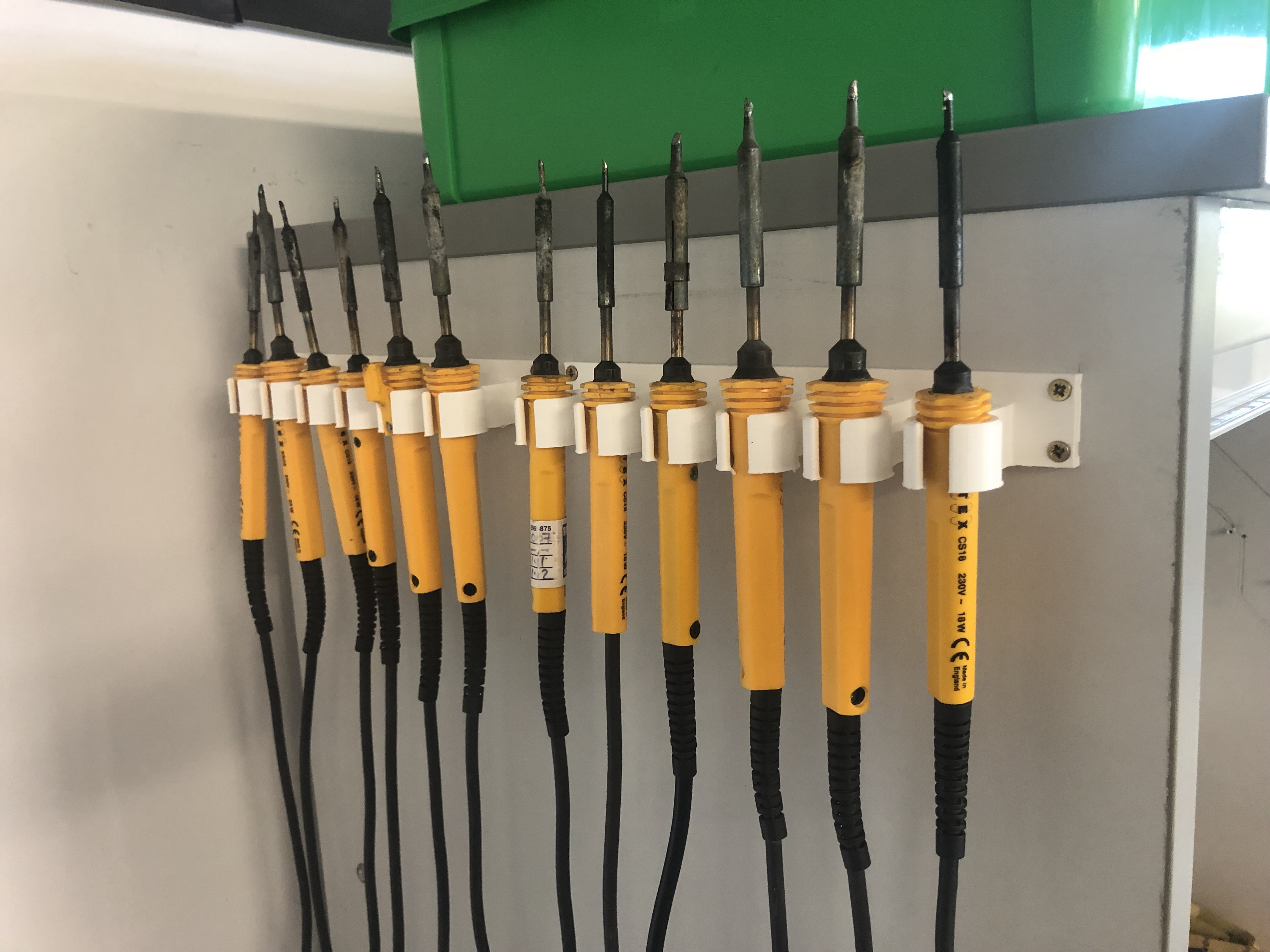 Soldering Iron Holder for 6 irons, perfect for schools and