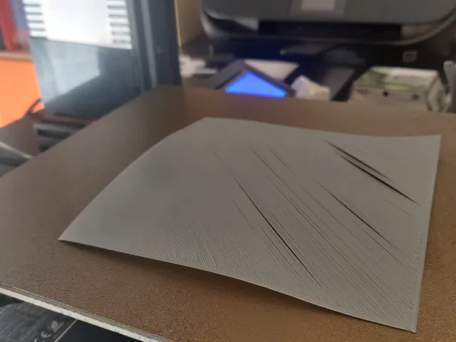 Firs layer calibration