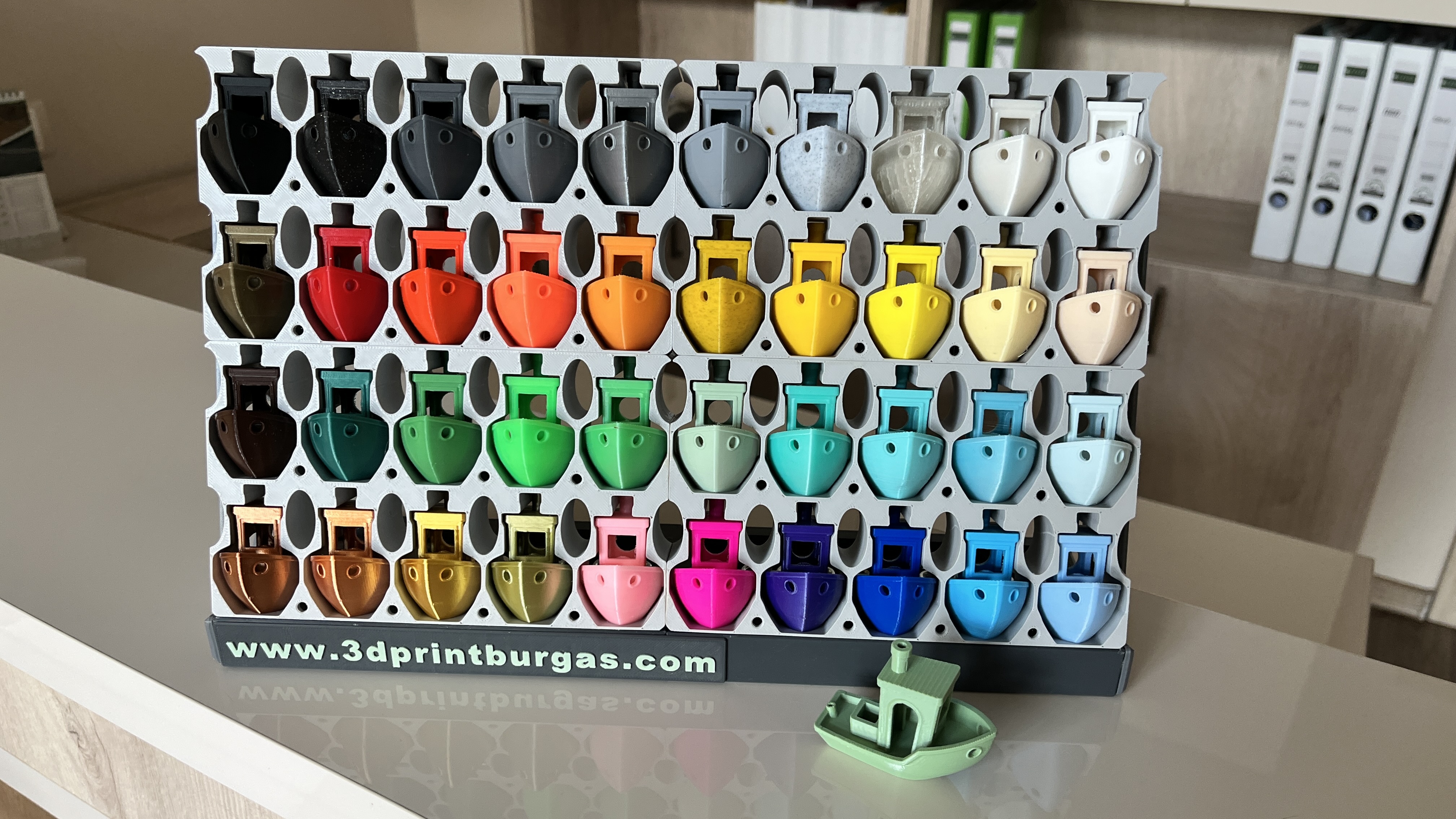 3D Benchy Dry Dock Display Stand