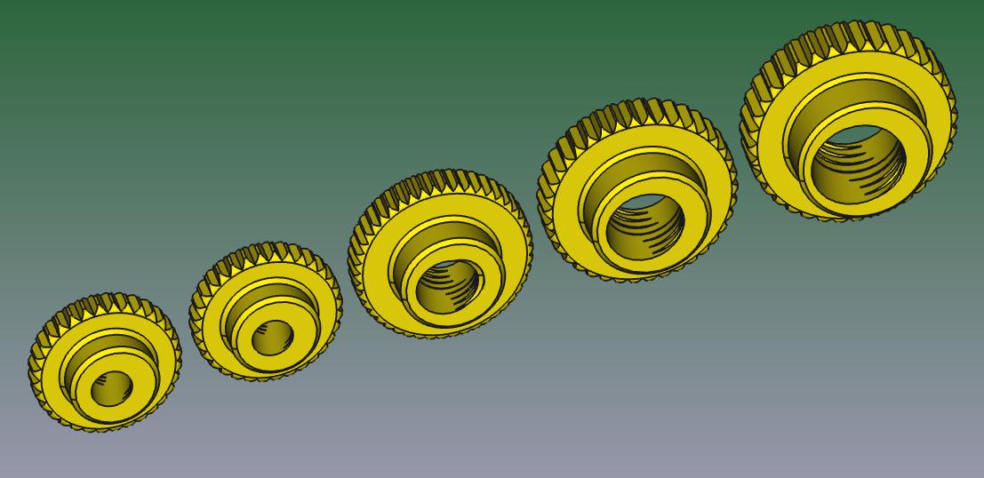 Steckmutter Satz M5-M12