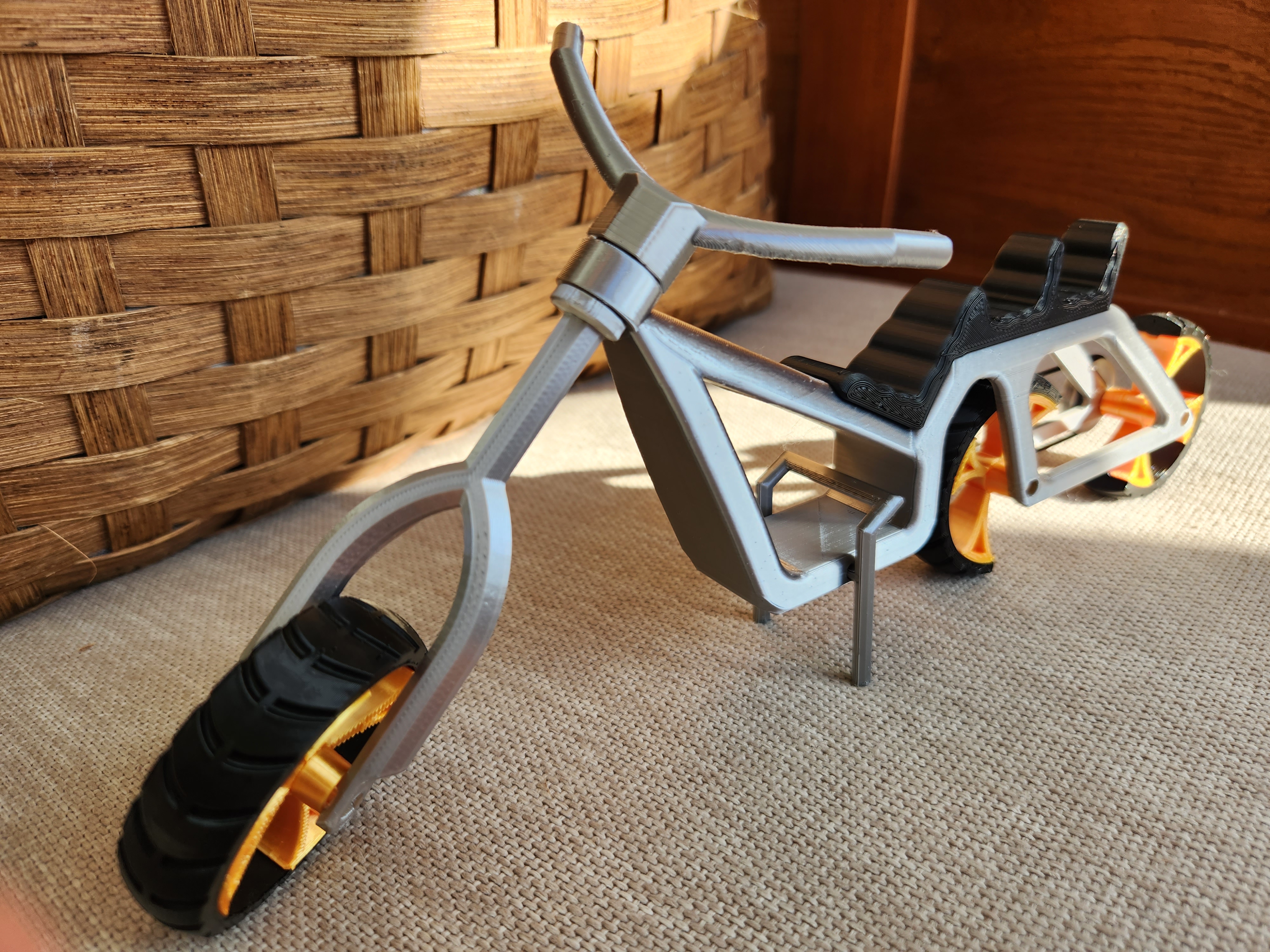 Split-Wheel Motorcycle