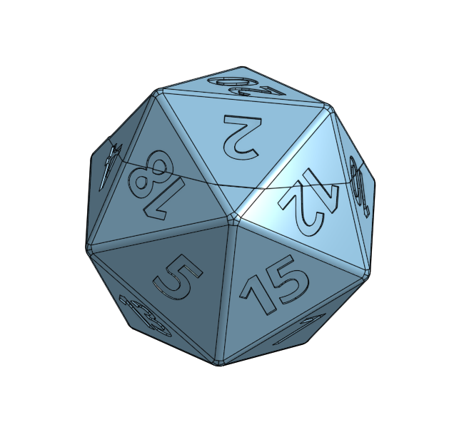 D20 Dice Holder Remix V1 by kaje Download free STL model
