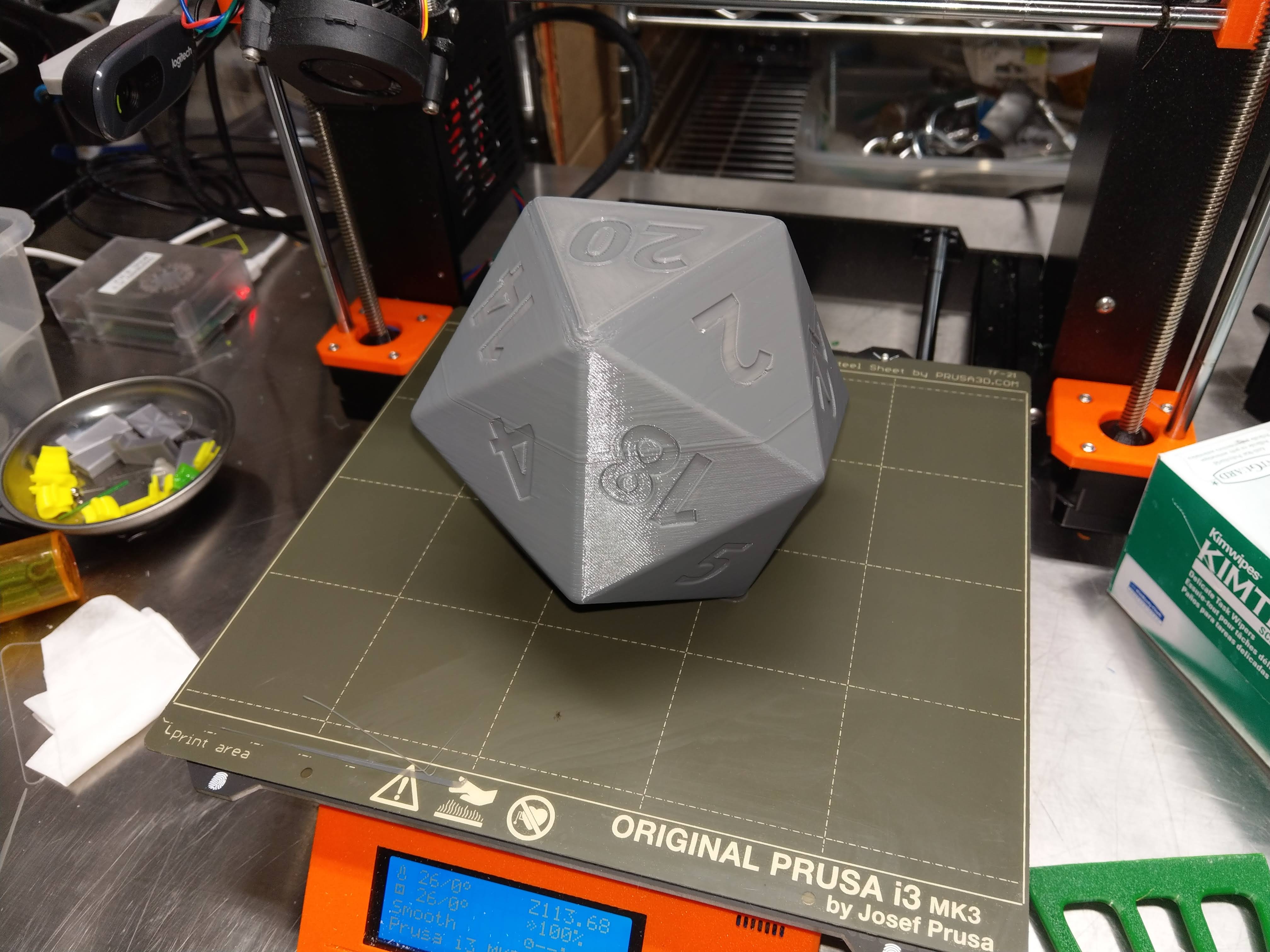 D20 Dice Holder Remix V1 by kaje Download free STL model