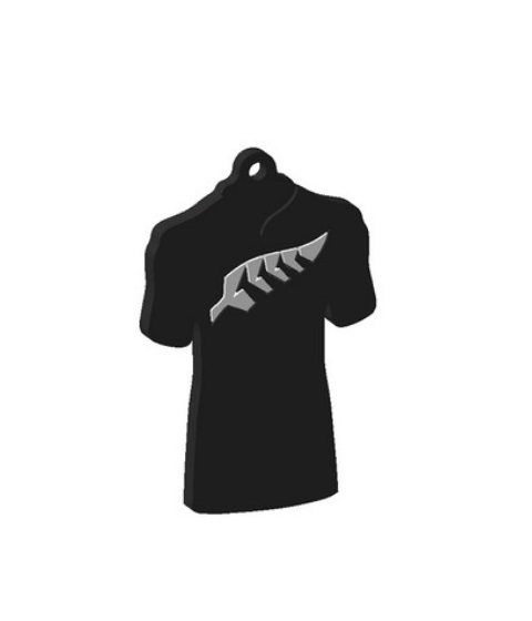 Keychain Lomu #11 New Zealand All Blacks