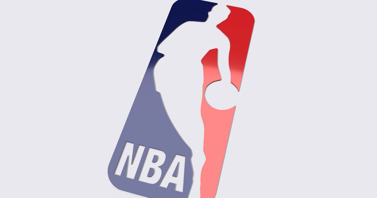 STL file Chicago Bulls NBA Logo Stand 2 version・Model to download