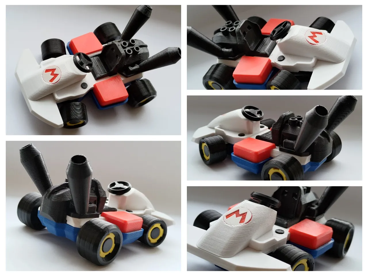 3D printed Lego Mario Kart - Standard Kart • made with Sidewinder X1 et  Sovol SV04・Cults