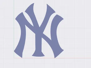 NY Yankees Logo by V3Design, Download free STL model