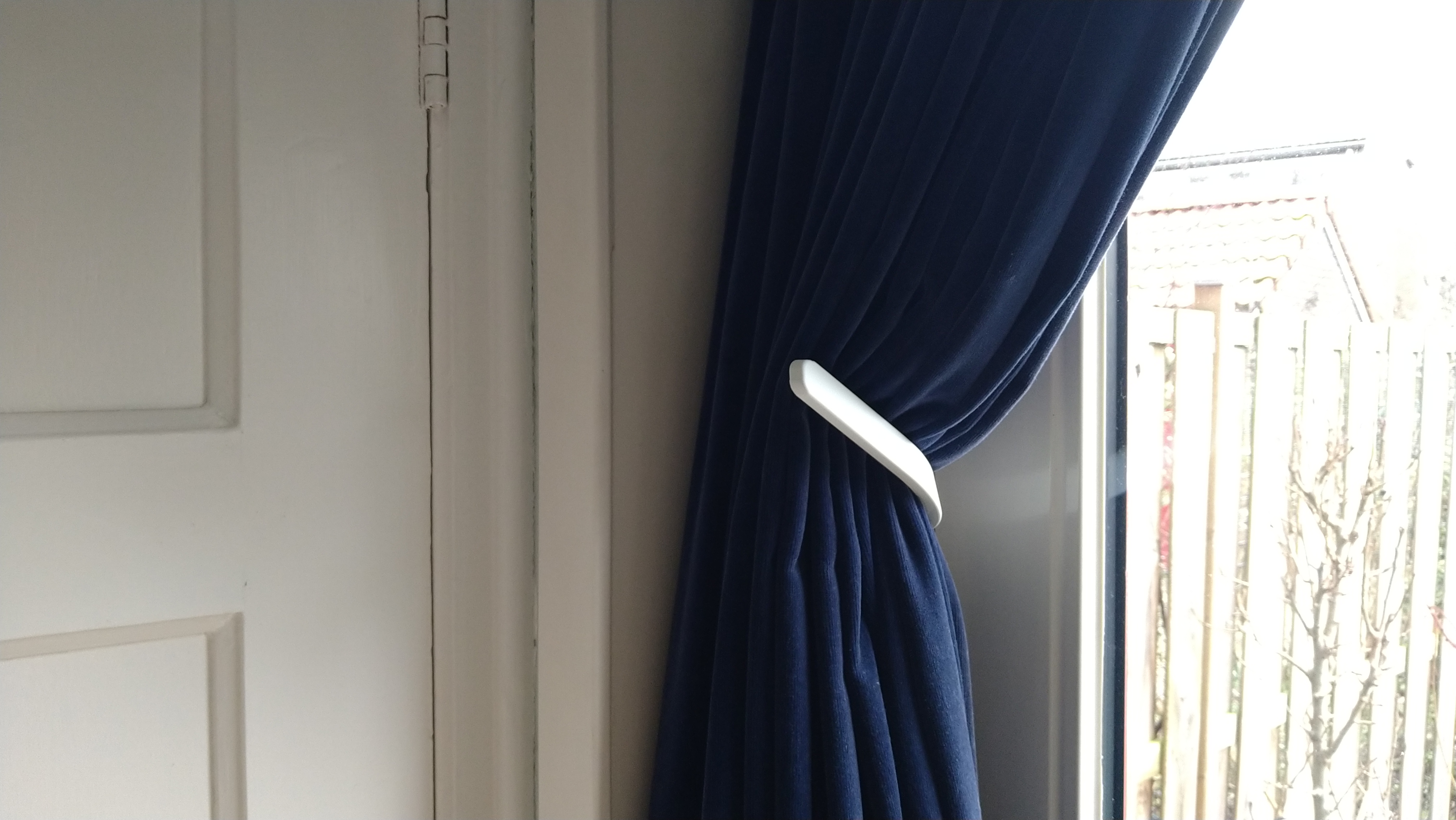 Straight Curtain Hook 3D model thumbnail