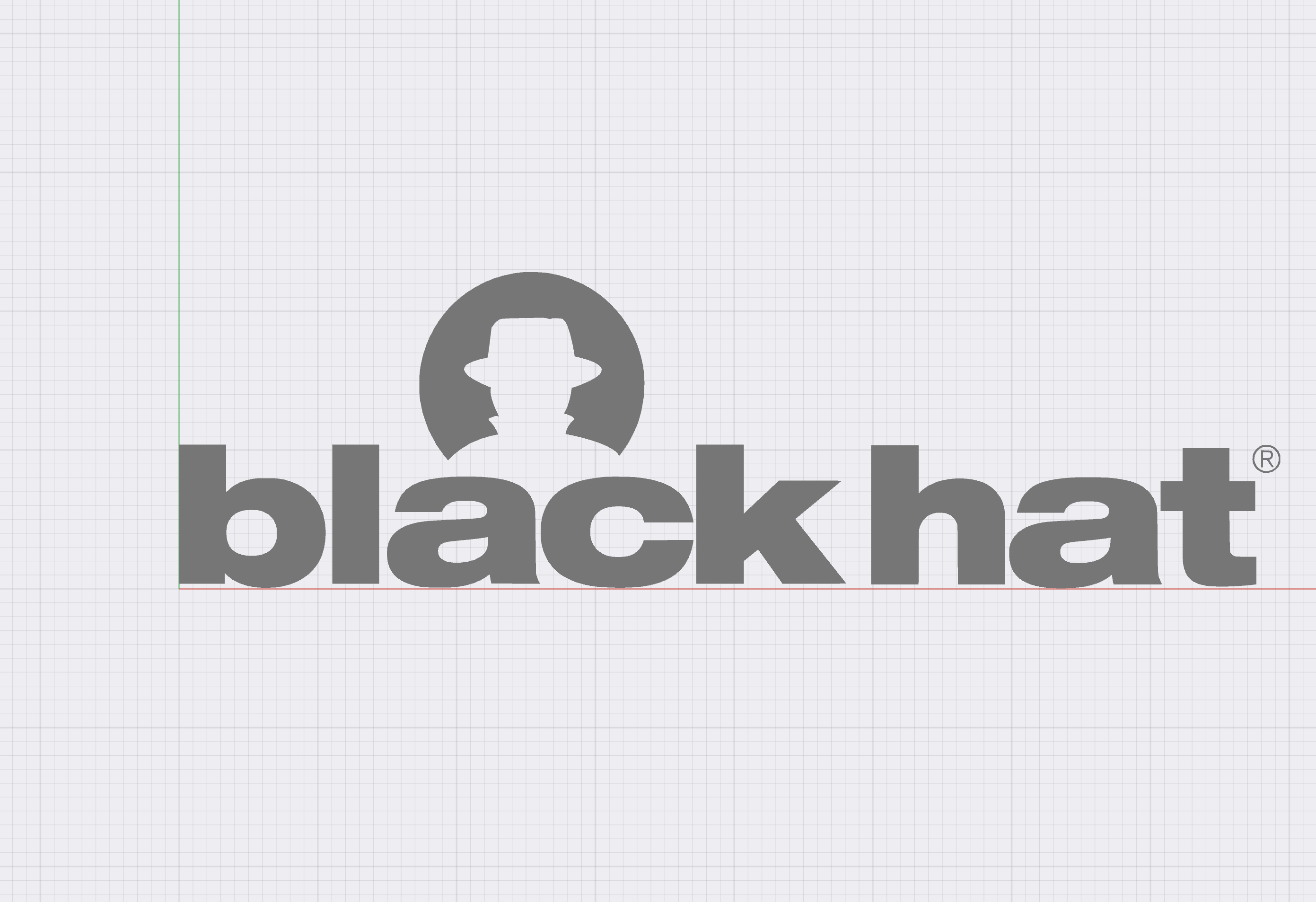 Blackhat Security Conference Logo by ToxicMaxi Download free STL