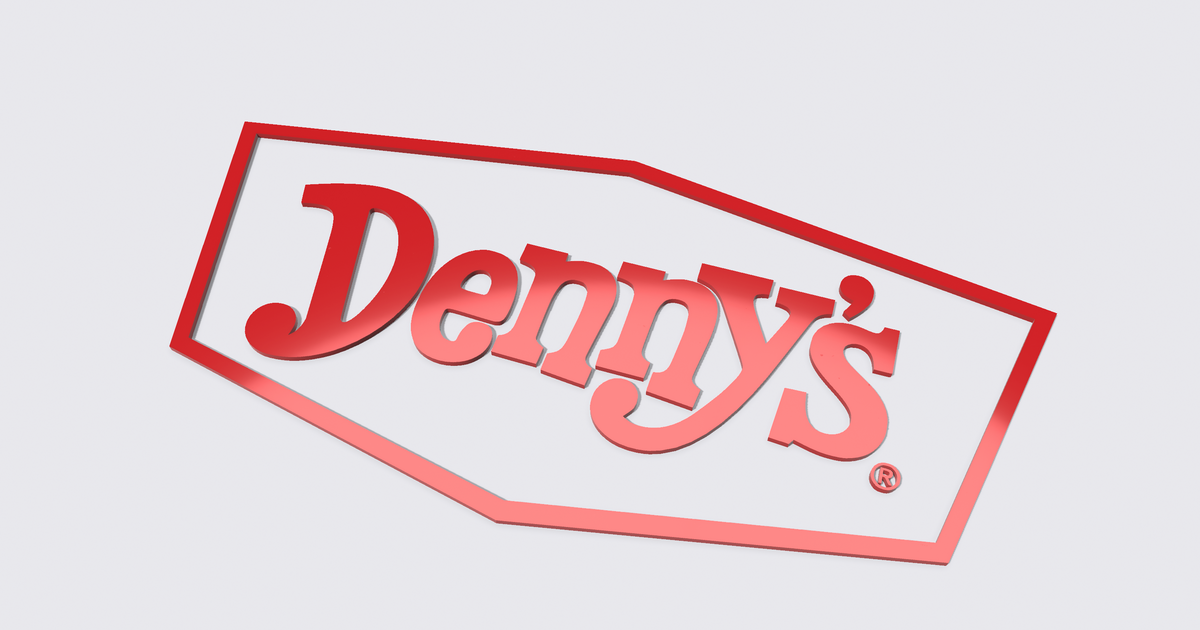 Denny's Logo by ToxicMaxi | Download free STL model | Printables.com