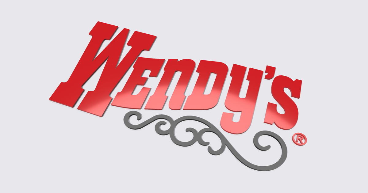 Wendy S Logo By ToxicMaxi Download Free STL Model Printables Com