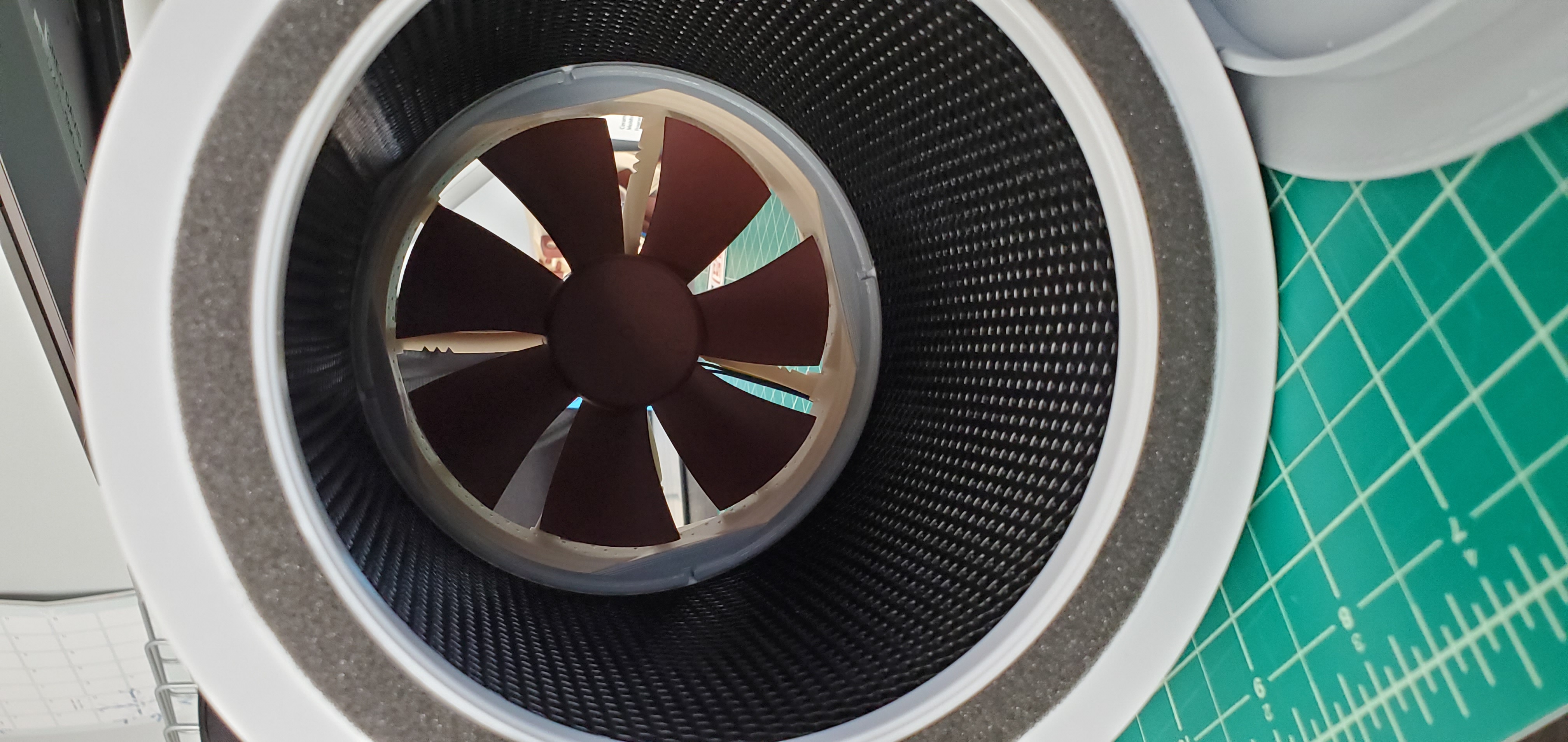 DIY HEPA Air Filter for 120mm PC Fan by Greymanx Download free STL model