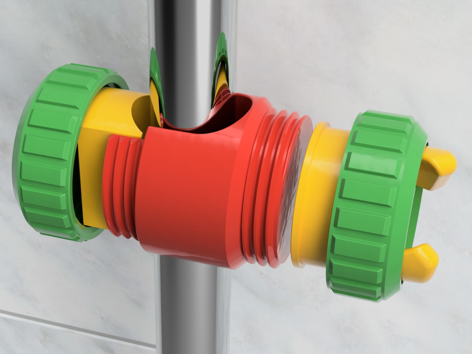 Shower Head Holder by ThreeDMichael Download free STL model