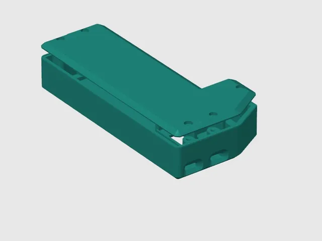 Heltec REmixed case of Meshtastic Heltec V4 Enclosure - Long for 2x18650/21700