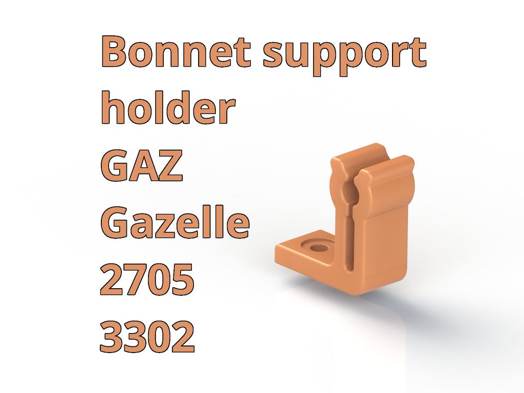 Bonnet support holder GAZ Gazelle 2705 3302