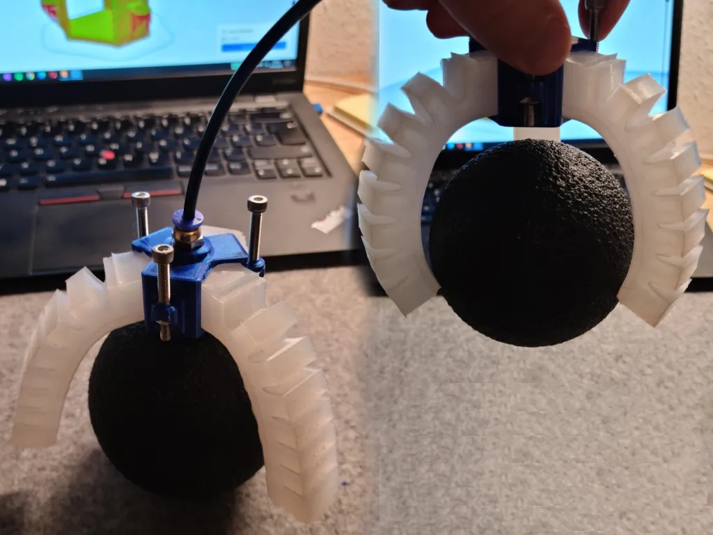 This soft robotic gripper can screw in your light bulbs for you