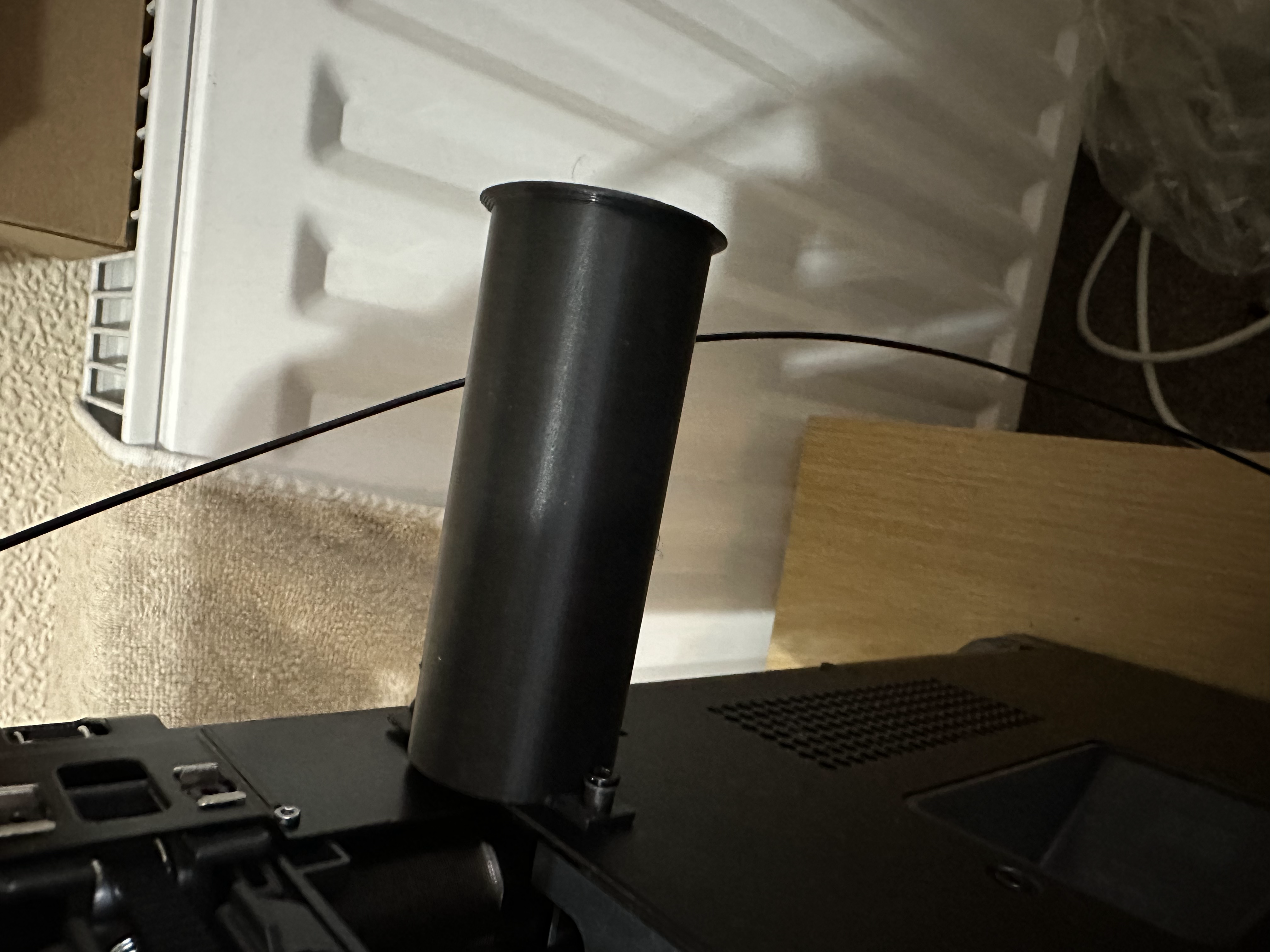 Bambu Lab P1P Cylindrical Spool Mount Holder