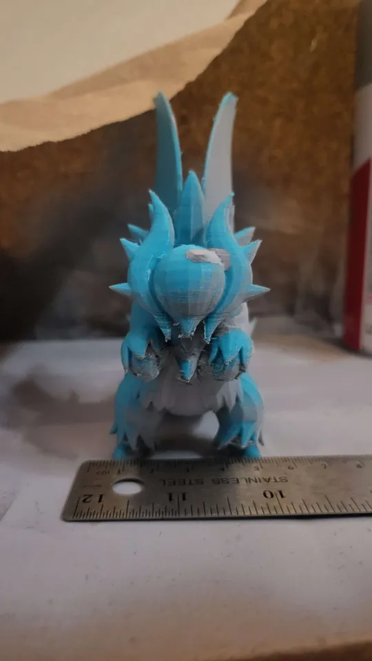 STL file Pokemon Paradox Acient Volcarona Slither Wing 🐉・3D