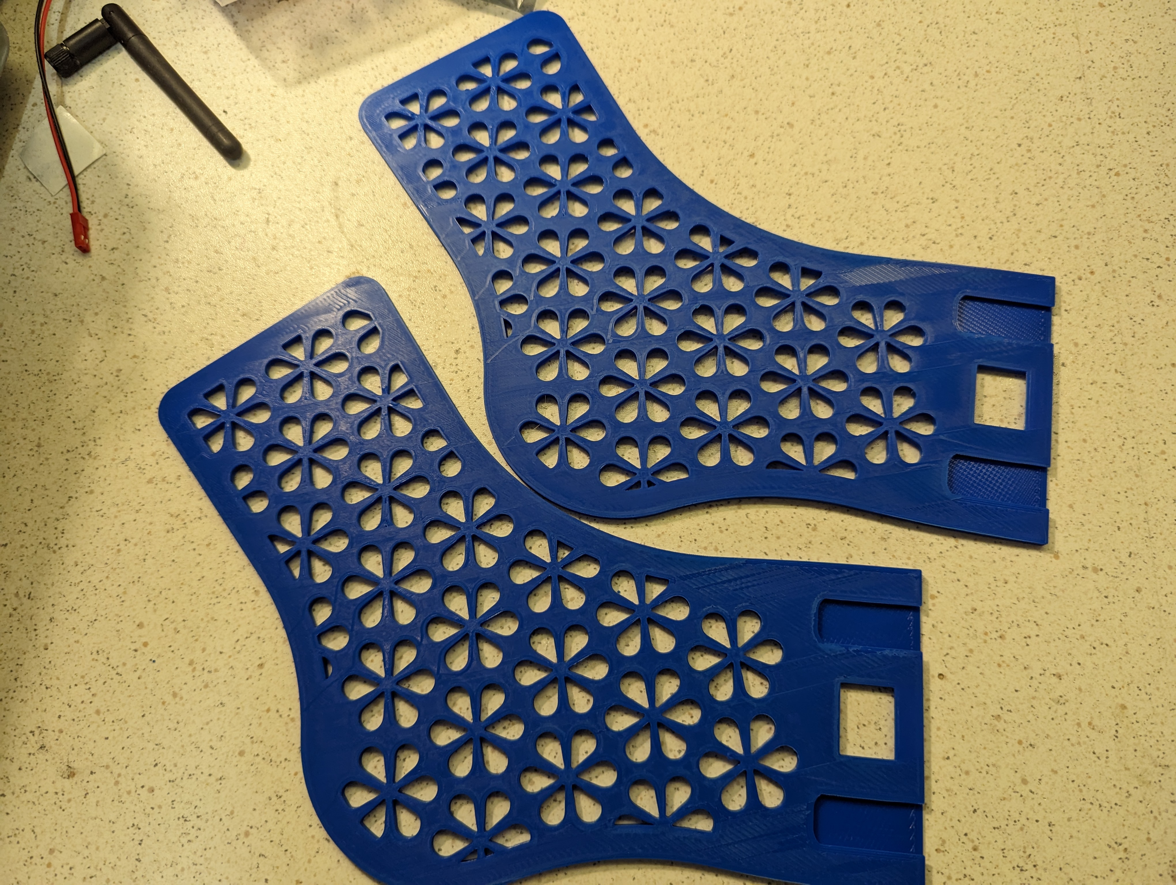 Sock blocker v3.0 (revised fixings with greater tolerance) 3D model thumbnail