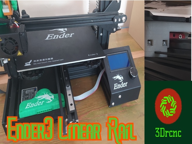 Ender 3 Linear Rail Upgrade (No modifying of existing parts)
