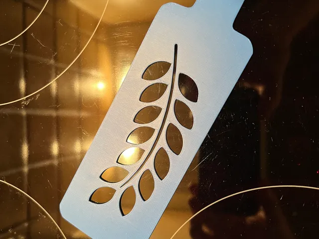 Mehlschablone Zweig / Flour Stencil Branch
