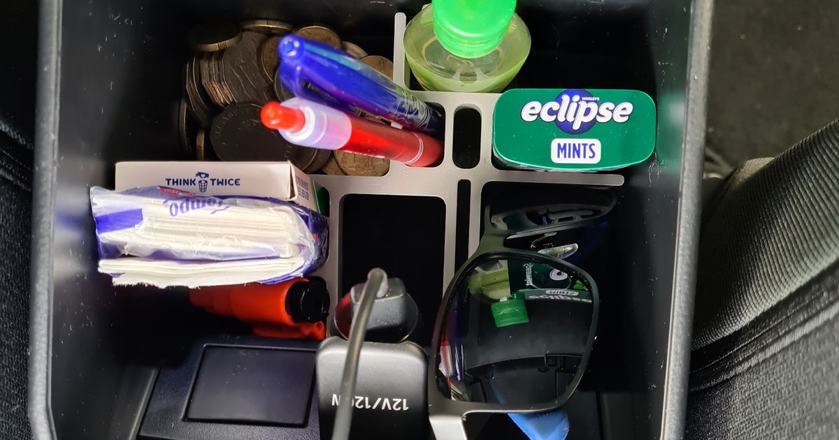 Corolla Center Console Storage Separator by Lamibi | Download free STL ...