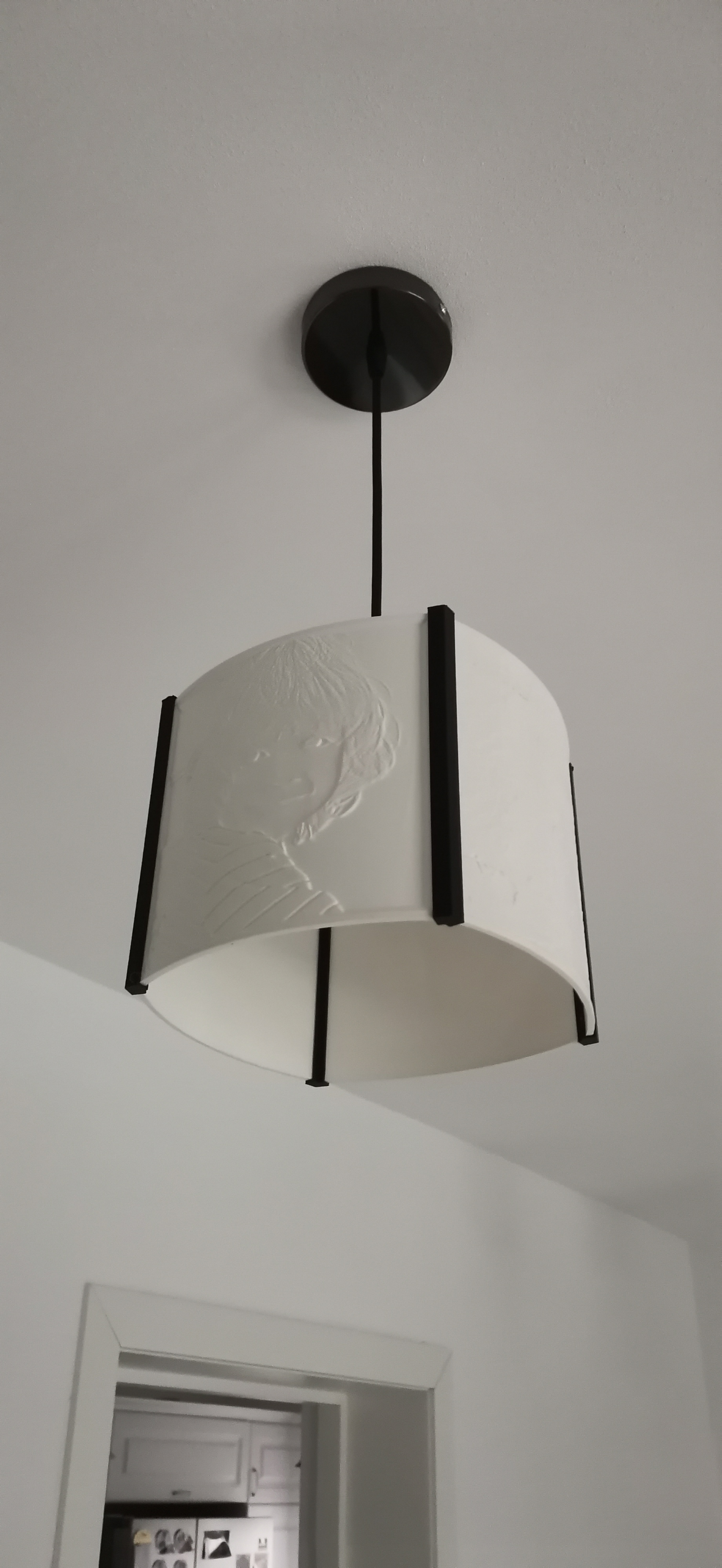 Miniatura 5 do modelo 3D Lithophane ceiling light