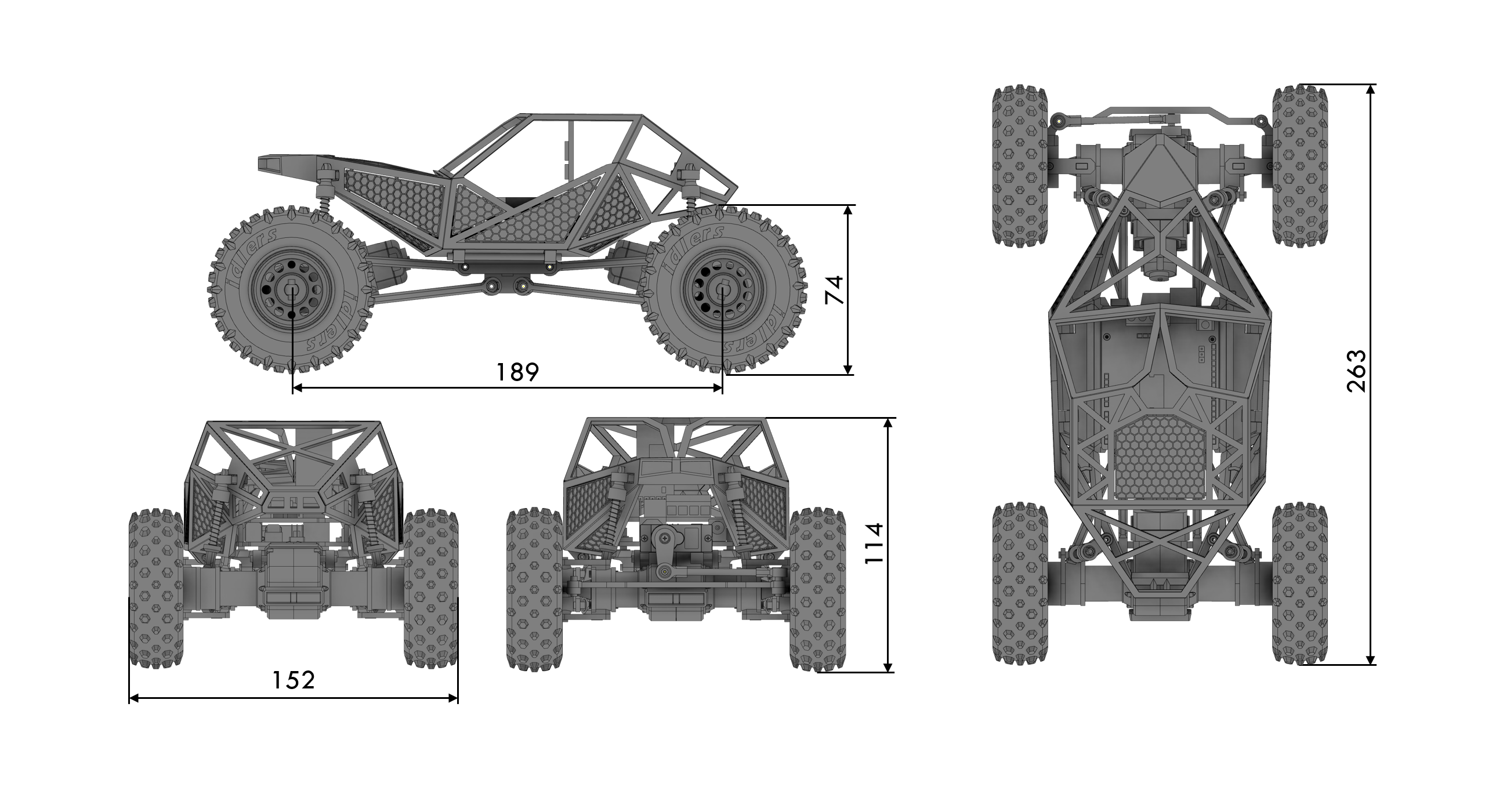 Bluetooth rock crawler by kocyns download free stl model printables