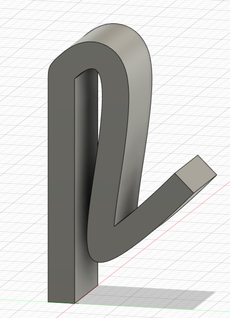 Small Towel Hook by Kevin Mauel Download free STL model