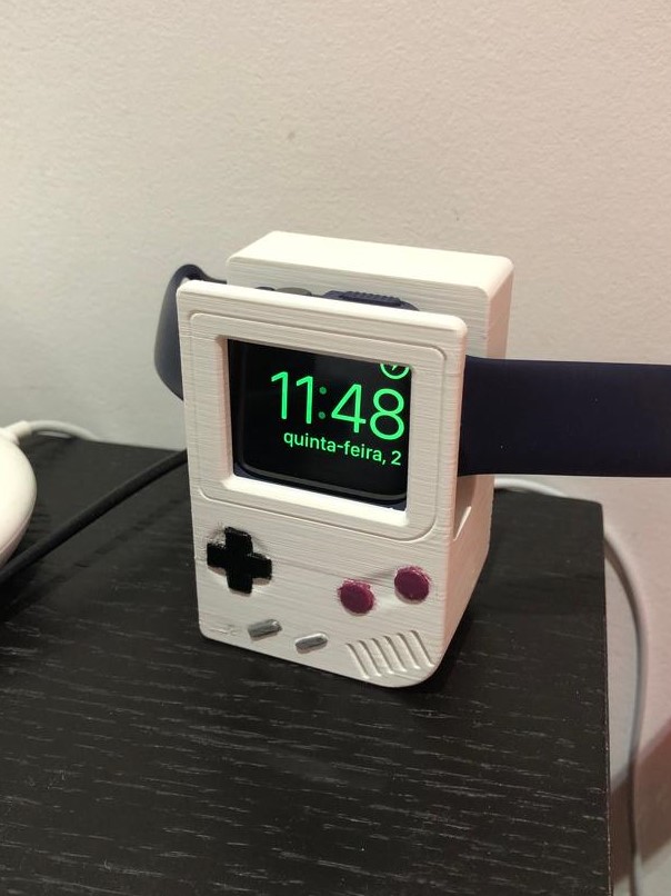 Gameboy Apple Watch Charging Stand with Cases