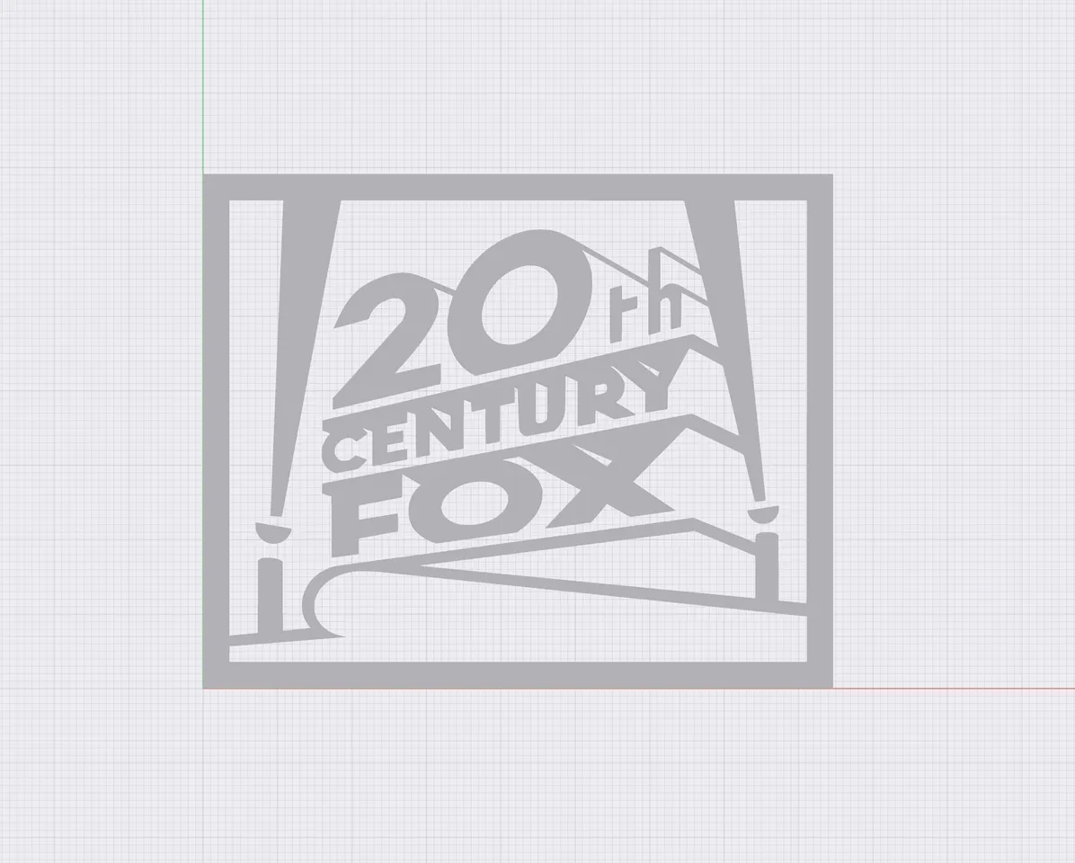 20th Century Studios Logo by ToxicMaxi, Download free STL model