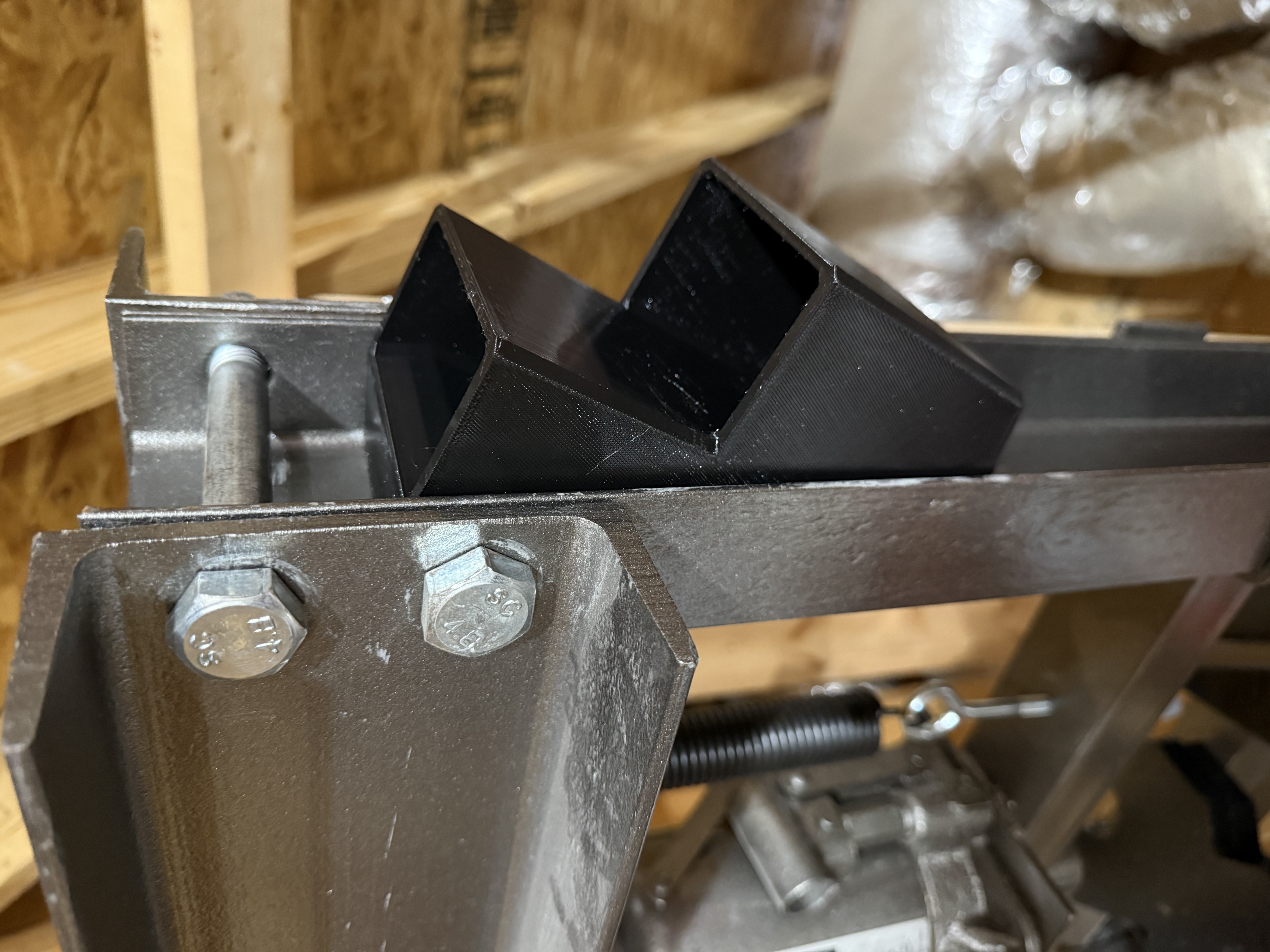 Harbor Freight 20 ton press storage bin