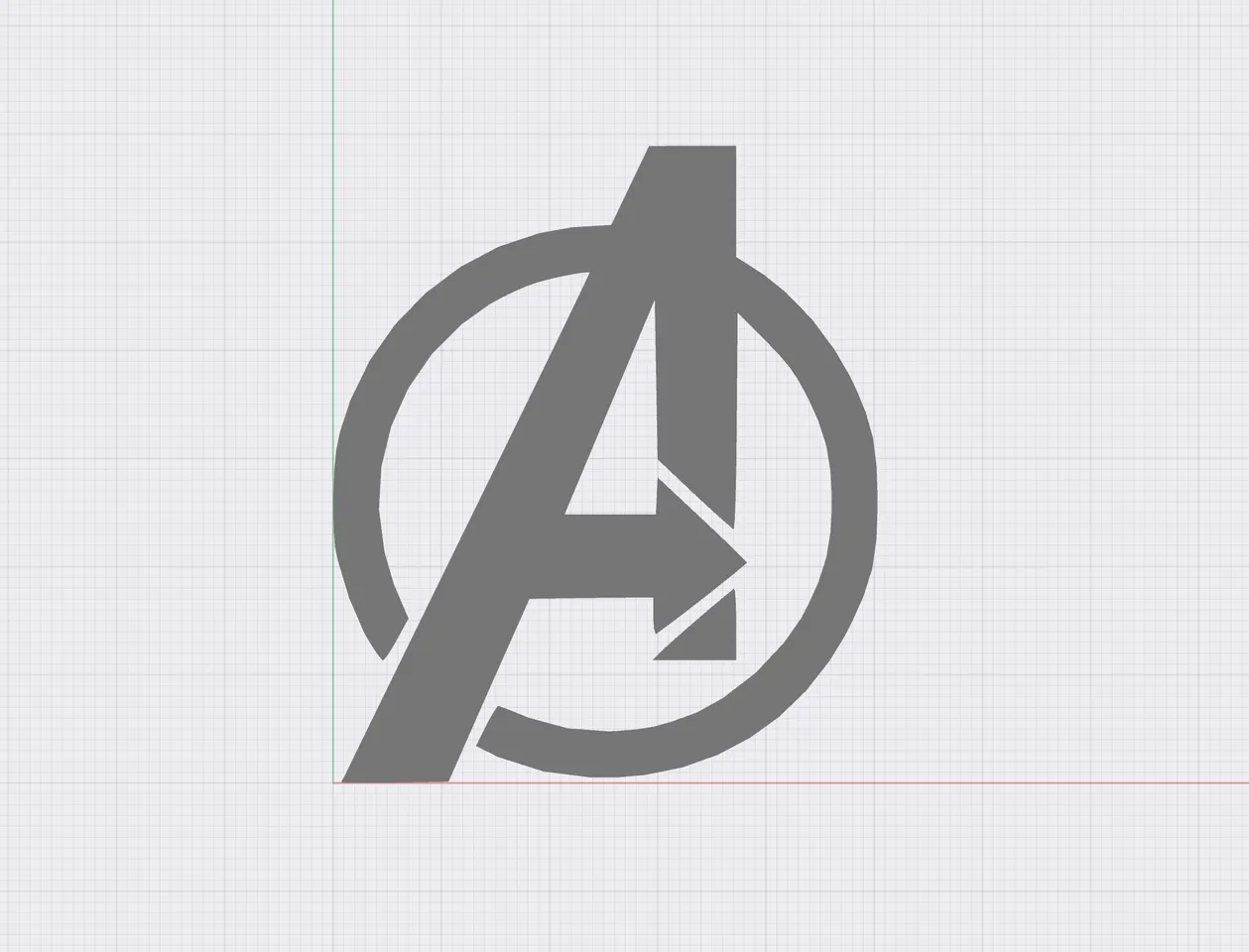 How to draw the Avengers Logo - YouTube