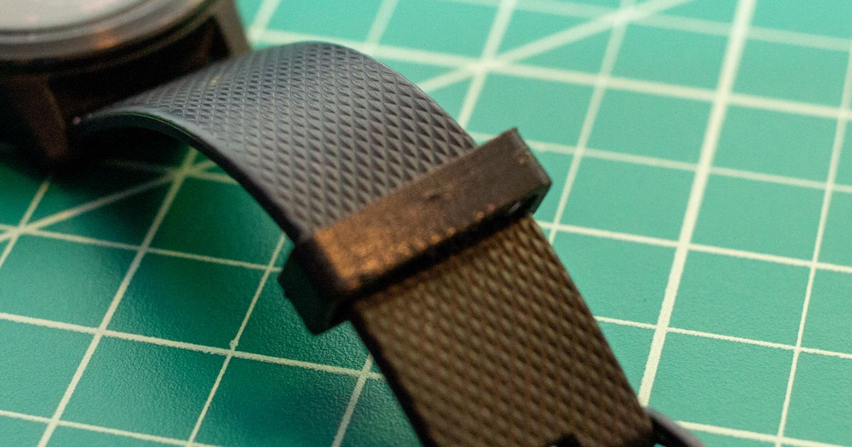 Garmin Vivoactive 3 Watchband Keeper by On The Spot Download free STL
