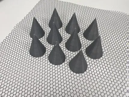Print on Fabric Test (Long Spikes)