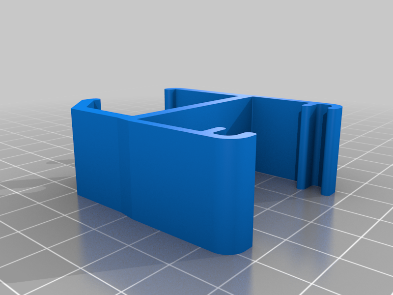 USB hub mounting bracket for 8040 4040 aluminum extrusions by Lebois