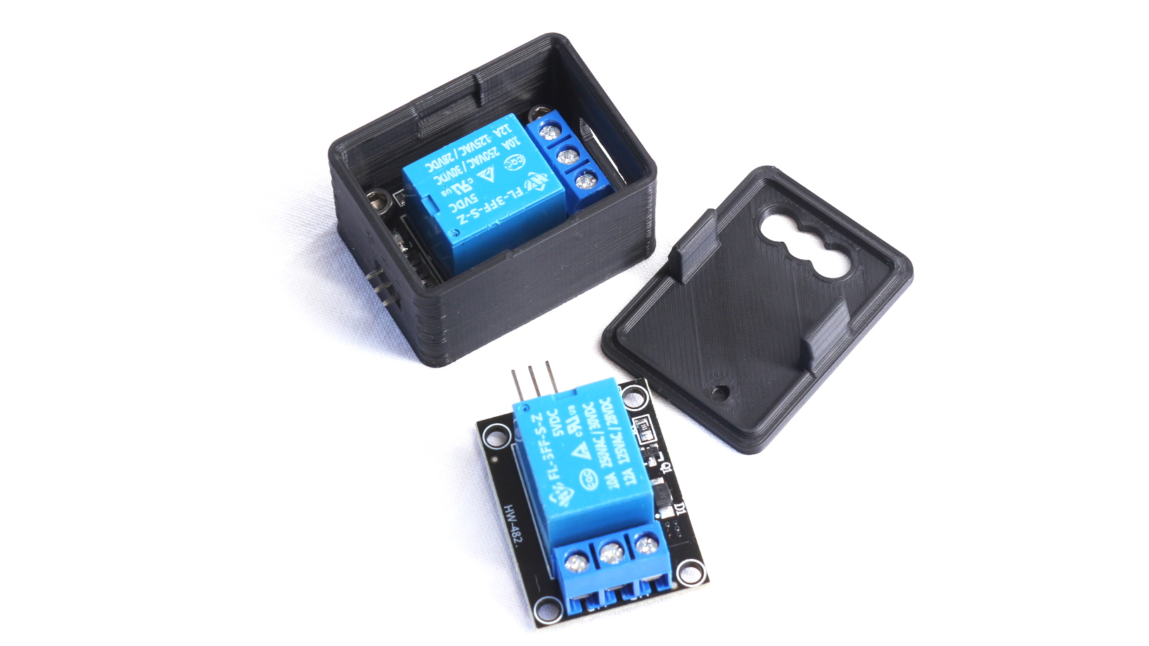 Power Relay Module Board 3D model by Lebois Download free STL model