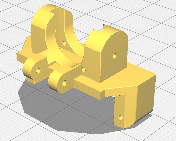 Scx24 servo mount Injora 4link by Larry Kalis Download free STL model